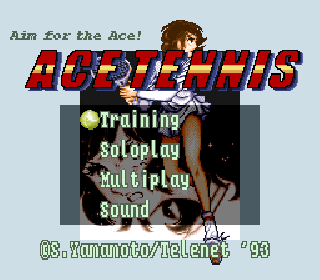 Screenshot Thumbnail / Media File 1 for Ace o Nerae! (Japan) [En by RPGOne v1.2] (~Aim for the Ace! - Ace Tennis)
